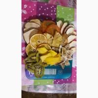 Фруктовые чипсы и пастилу (яблоки, бананы, манго, хурма, груша, апельсин, киви, ананас)