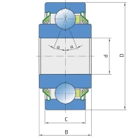 Підшипник Q 203PP.AHO2 FKL, AN281357, 2149261C91, AH63076, AN142670, 666624R91, 832651M1