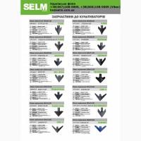 Продаем запчасти для сельхоз техники (диски, лапы, стойки, ) SELM AGRO