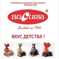 Прямые поставки. Крупнейшая кондитерская фабрика молдавии Bucuria. Работаем с 1946 года