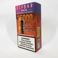 Сигарета ELF BAR D3 25000 тяг ••• Манго-Персик-Кавун