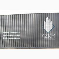 Матовий профнастил сірий графіт RAL 7024, купити профлист графітовий для забору