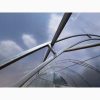 Теплиця «Алмір» шириною 7 або 8 м з оцинкованої квадратної труби з плівкою 150 мкм