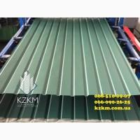 Матовый профнастил купить зеленый RAL 6005, темно-зеленого цвета забор, ворота Темно-зеле