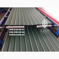 Матовый профнастил купить зеленый RAL 6005, темно-зеленого цвета забор, ворота Темно-зеле