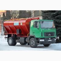 Завантажувач сухих кормів на базі автомобільних і причіпних шасі