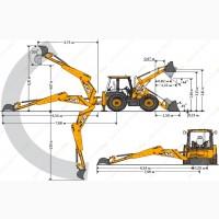 Услуги колесного экскаватора - погрузчика JCB 3CX в Одессе. Аренда колесного экскаватора