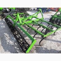 Культиватор трьохрядний пружинні лапи навісний 3.2 м з катком