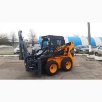 Ковшовый мини погрузчик SSL5700 (Южная Корея) с обратной лопатой (Италия)