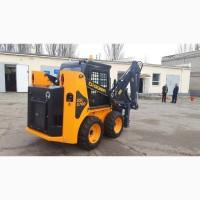 Ковшовый мини погрузчик SSL5700 (Южная Корея) с обратной лопатой (Италия)