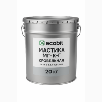 Мастика МГ-Х-Г Ecobit покрівельна гідроізоляційна ГОСТ 30693-2000 20 кг