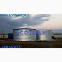Стальная пожарная емкость 100 м3 модульная КАС рвс воды резервуары