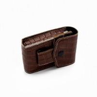 Чохол, портсигар з еко-шкіри для пачки сигарет 6-0850