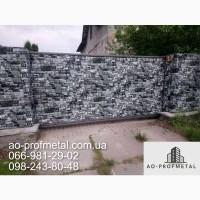 Профнастил під камінь сірого кольору, Профлист під камінь