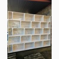 Декоративна стінка з дерев#039;яних ящиків