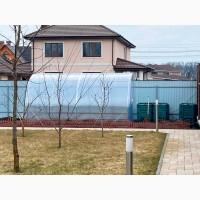 Теплиця «Веган» шириною 3 м з оцинкованої труби з полікарбонатом