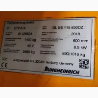 Jungheinrich ETV 214 /8.3m/ 6655mh