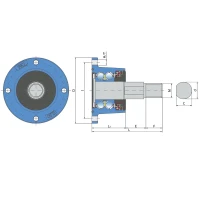 Ступиця ріжучого вузла Agro Point IL50-100/4T-1#039;#039; FKL, IL50-100/4T-1 Ovlac