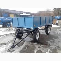 Прицеп двухосный новый для минитрактора продам
