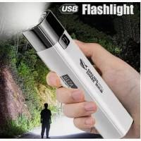 LED Кишеньковий Ліхтарик на акумуляторі Smiling Shark 617 з USB