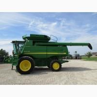 Услуги по уборке урожая комбайнами John Deere