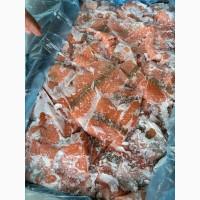 Лосось куски на шкірі і без шкіри, скумбрія 400-600