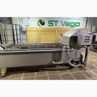 Барботажна ванна з конвеєром для миття зелені, ягід, овочів STvega BW L4000