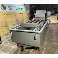 Барботажна ванна з конвеєром для миття зелені, ягід, овочів STvega BW L4000