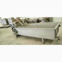 Барботажна ванна з конвеєром для миття зелені, ягід, овочів STvega BW L4000