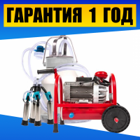 Доильный аппарат Буренка-1 Нержавейка. Доїльний апарат + бідон