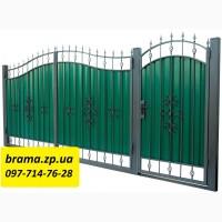 Ворота распашные гаражные. Калитки