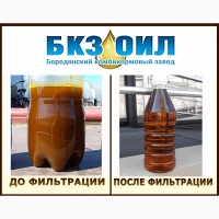 Послуги фільтрації рослинної олії