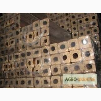 Брикеты типа Пиникей, экологический вид твердого топлива, экотопливо, брикеты видео