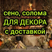 Сено солома сіно для декора подстилки корма животных в тюках мешках с доставкой