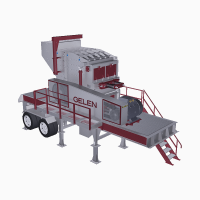 Мобильная дробилка Polygonmach JCV-1, 60-80 т/час, 0-35 мм Турция