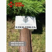Евроштакетник из профнастила, Штакетник усиленный, металлический под дерево орех с сучком