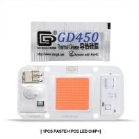 Фитоматрица, светодиод, світлодіод YXO 50w 220v с термопастой, термоконтролем полный спектр