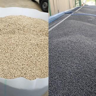 Деревні пелети та гранули з лушпиння оптом з доставкою по Україні