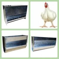 Бункерні годівниці металеві для птиці