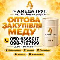 АМЕДА ГРУП Куємо мед оптом соняшниковий центральна Україна