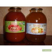 Меняю Сок Яблочный, томатный на стеклобанку 3л., 1л. 0,5 л