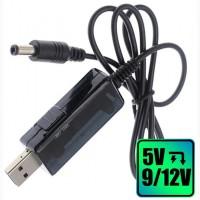 Шнур (кабель) для роутера з 5 на 12 або 9 вольт