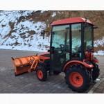 Минитрактор с кабиной Kioti Ck 22 HST +Лопата