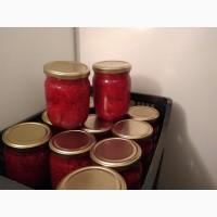 Домашняя малиновая перекрутка с сахаром