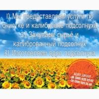 Услуги Калибровки и Очистки Подсолнуха