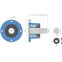 Ступиця IL50-98/4T-M22 FKL, KM040110, F06160015, R1812511OR, m11308, m19008, 910974, 02122