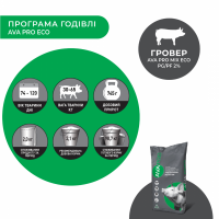 Премікс для свиней 30-110 кг. AVA PRO MIX ECO PG/PF 2%