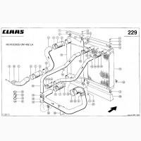 Радиатор водяной для комбайна Claas Jaguar 840