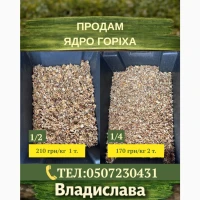 Продам ядро горіха 1/2 та 1/4