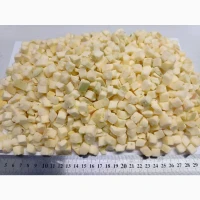 Реалізація замороженого яблука (кубик 10×10 мм) оптом